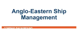 Anglo-Eastern Ship Management